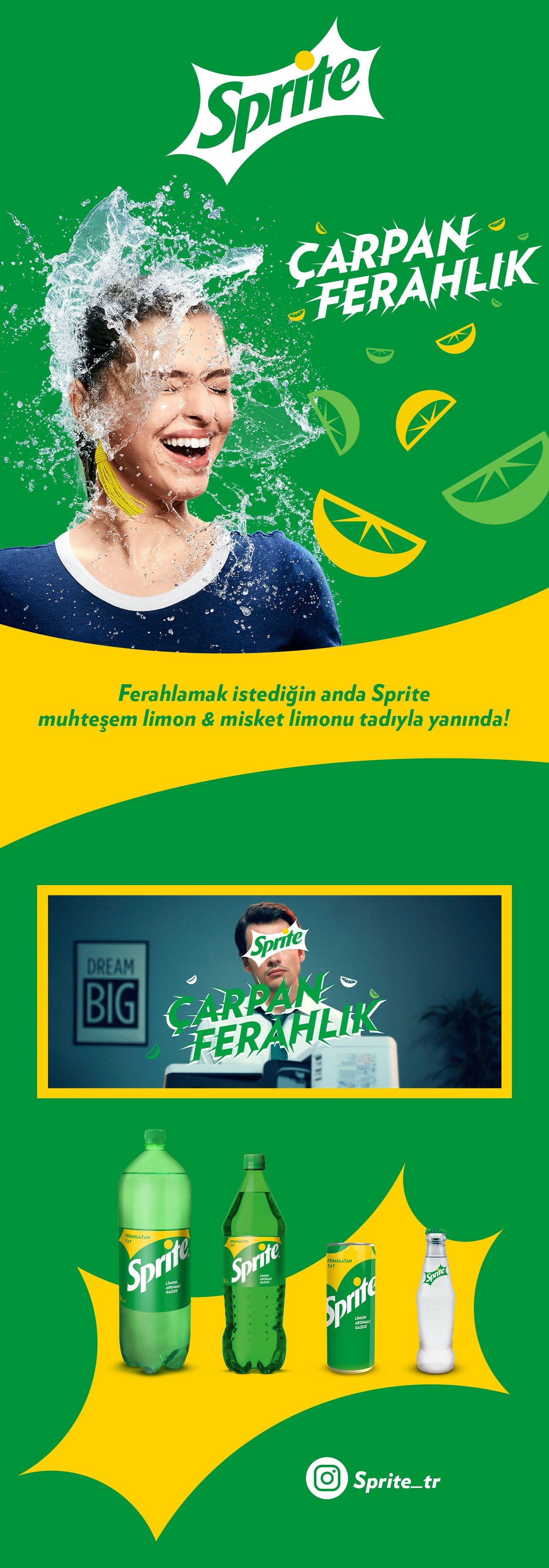 Sprite Limon Aromalı Gazoz 1.5 L 6'lı Koli